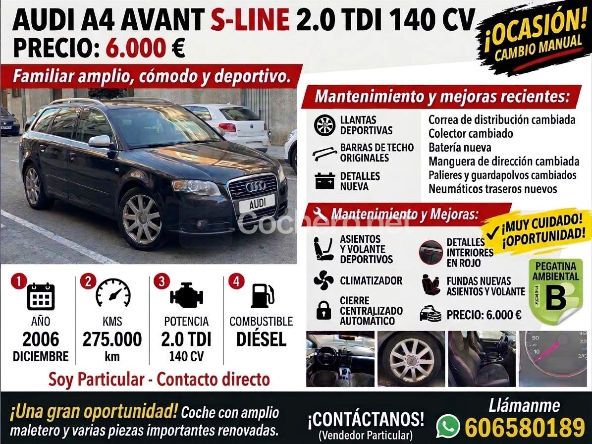 Audi A4  Avant S-Line 2.0